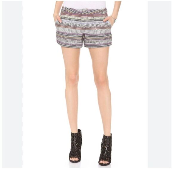 Rebecca Minkoff Women’s 4 Multicolor Andy Cotton Shorts - Picture 13 of 13